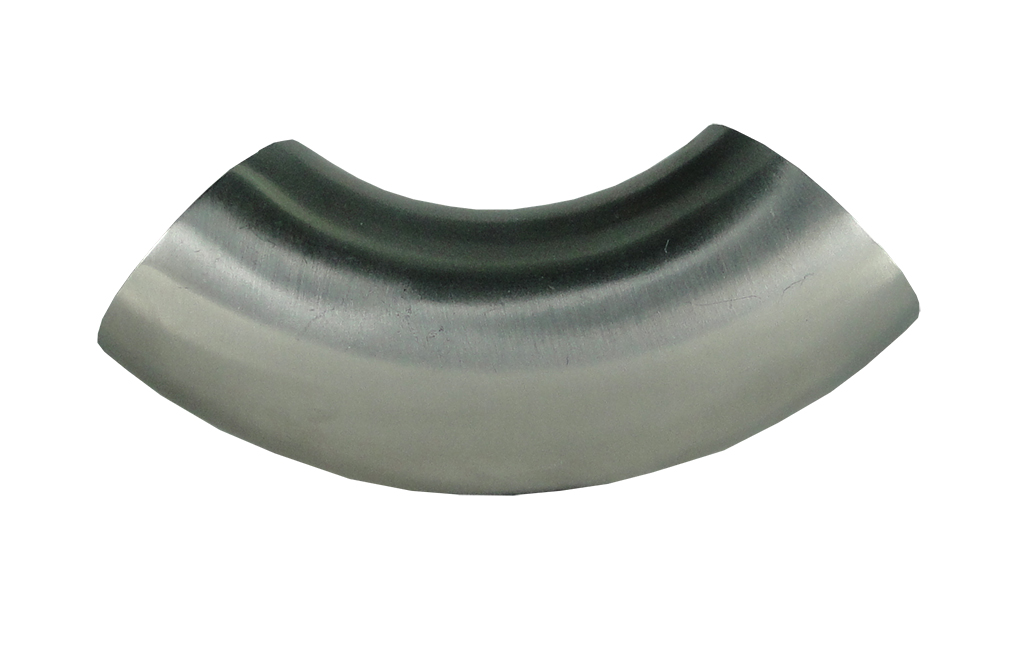 Codo corto a 90 grados soldable en SS316, tipo 3A
