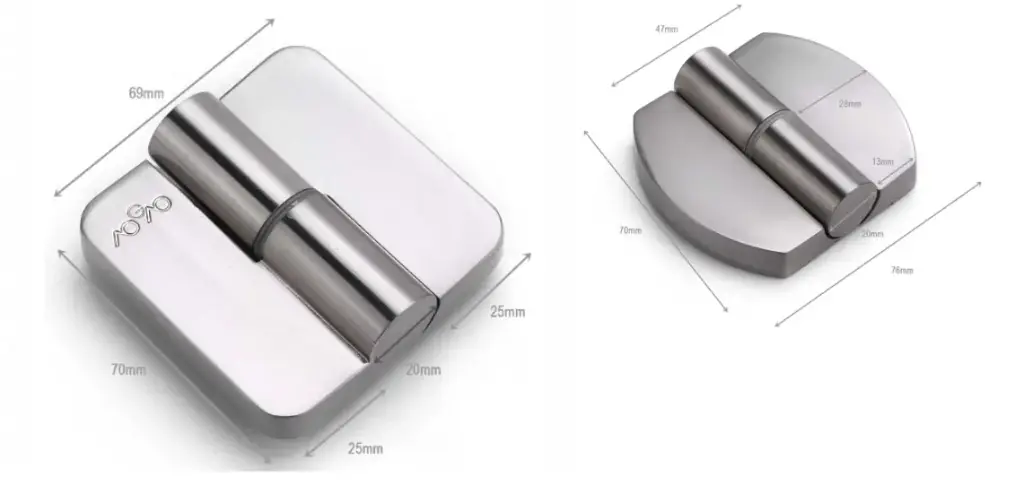 Repuesto de bisagra para kit de instalacion