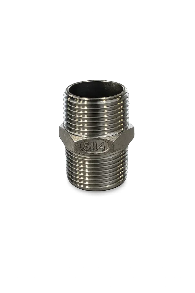 Niple hexagonal SS304