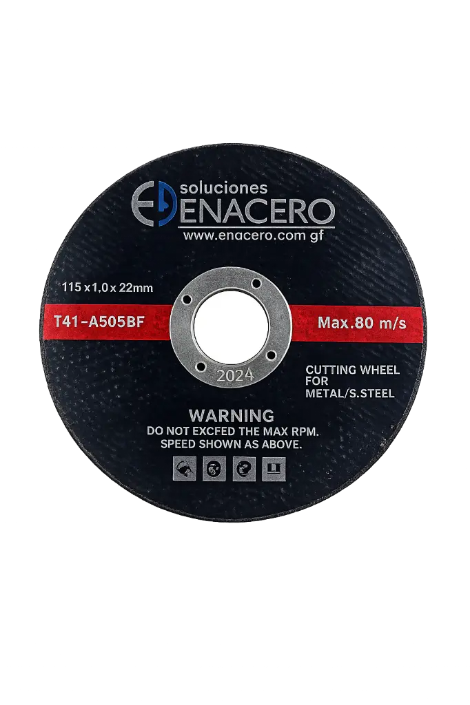 Disco de corte 115x1x22mm