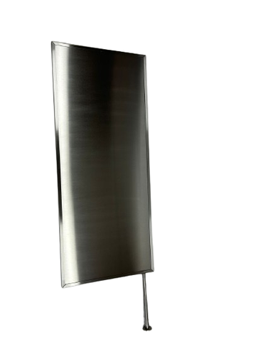 [Division_mingitorio_inox_0.50x1.20m] División de mingitorio en acero inoxidable